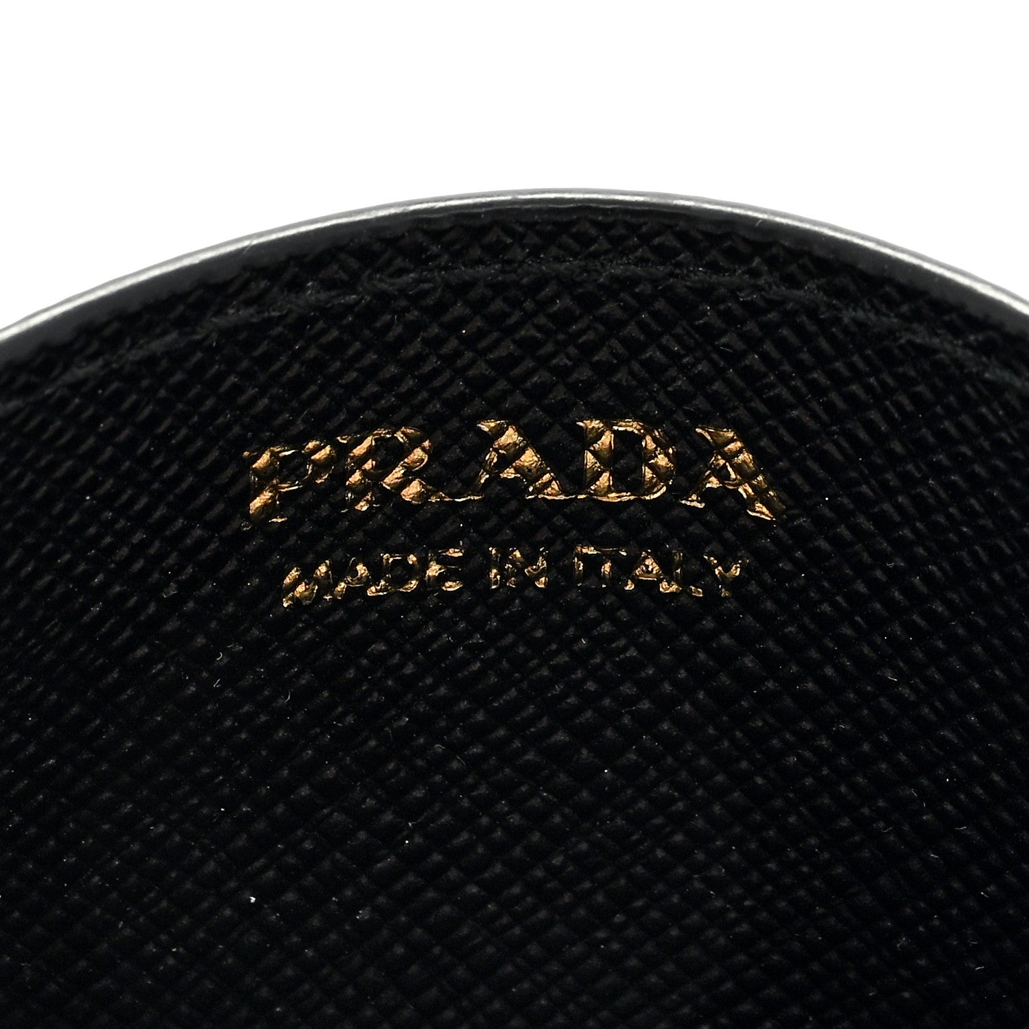 Prada Saffiano Metal Card Holder Black 6 of 6