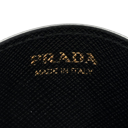 Prada Saffiano Metal Card Holder Black 6 of 6