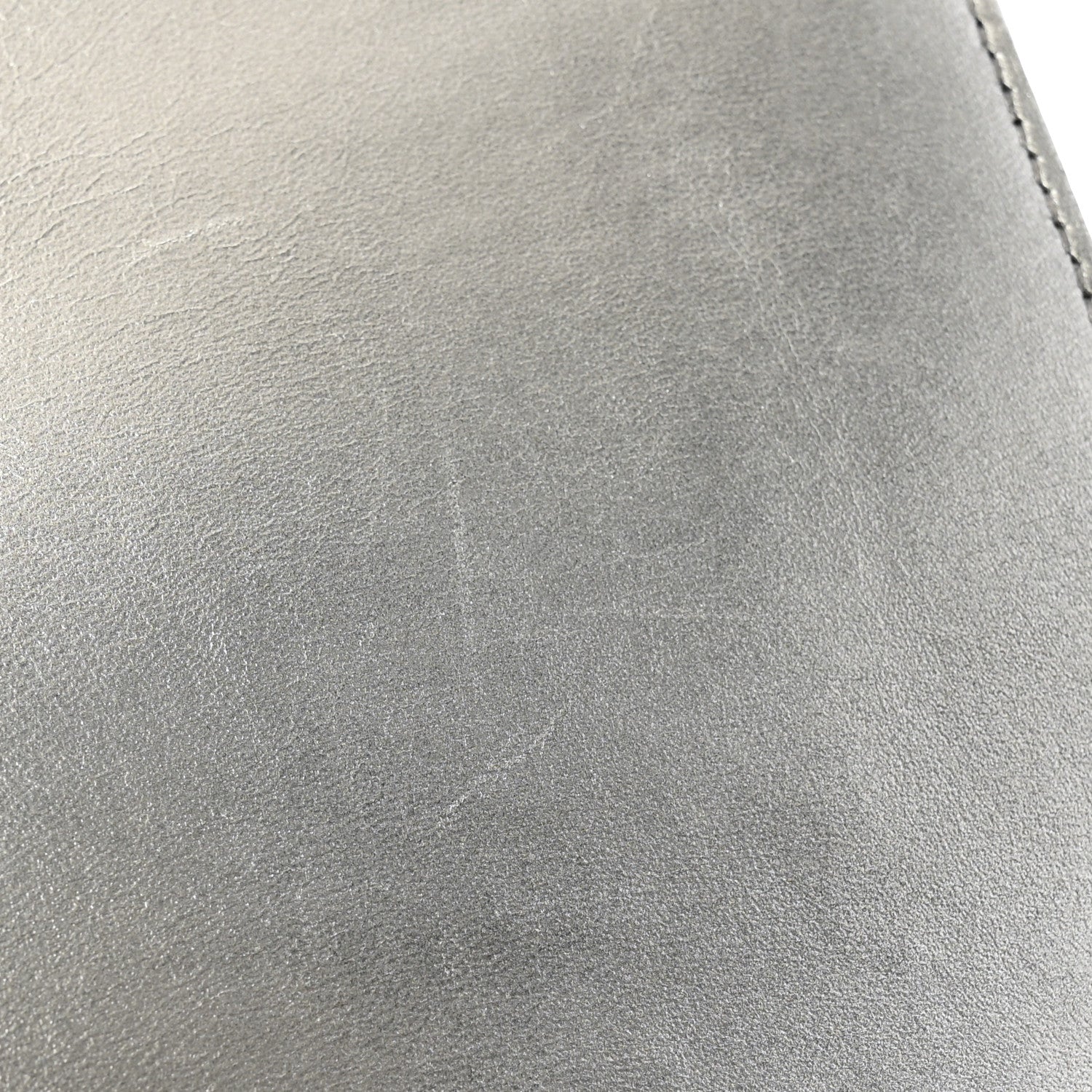 Christian Dior Metallic Ceramic Effect Deerskin Small Diorama Flap Bag Silver 13 of 13