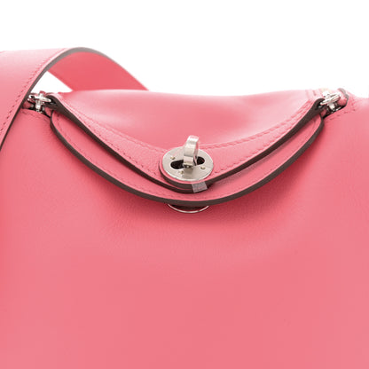 Hermes Swift Mini Lindy 20 Rose Ete 8 of 11