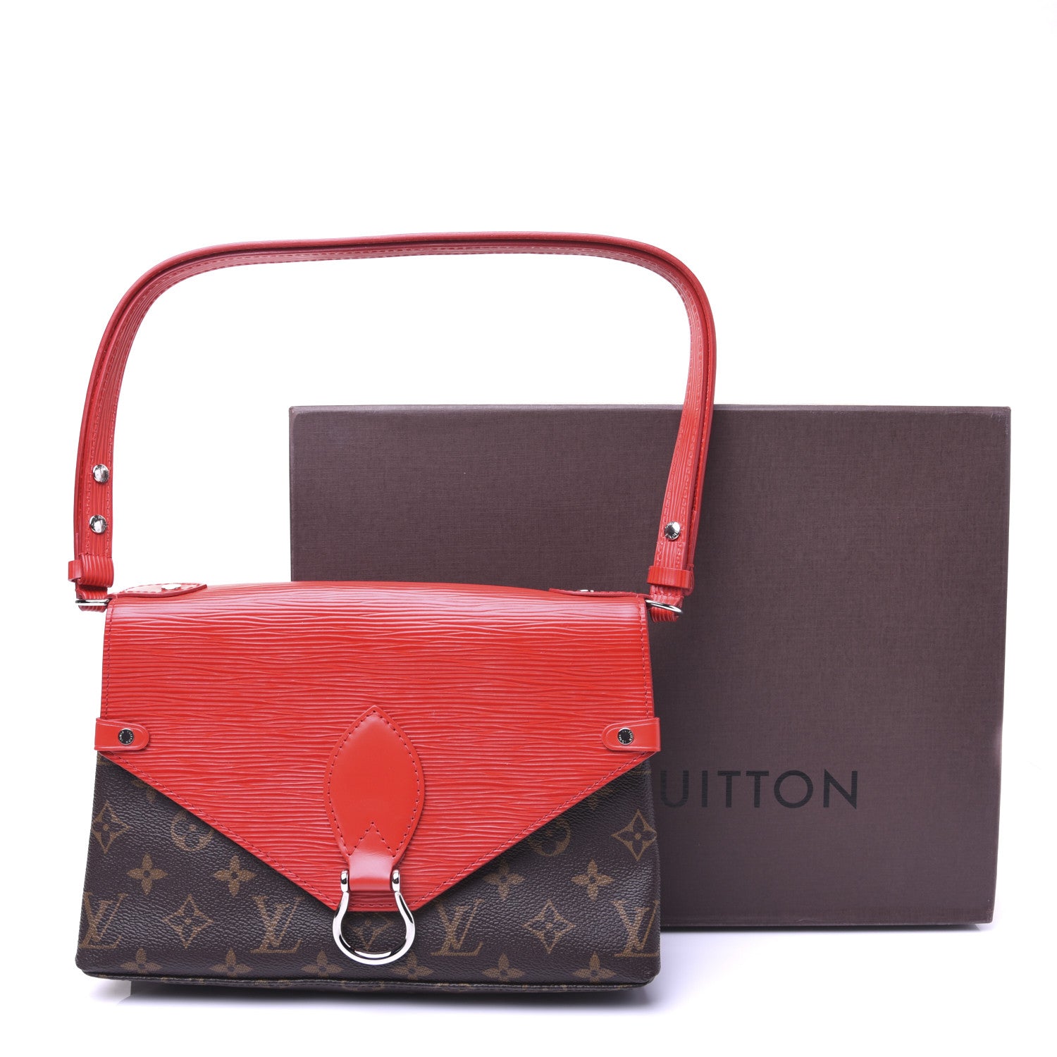 Louis Vuitton Monogram Epi Saint Michel Coquelicot 14 of 14