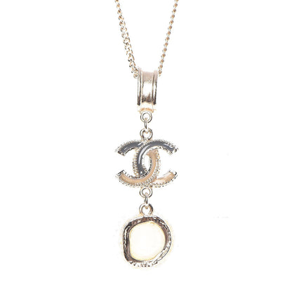 Chanel Enamel Gripoix Crystal CC Necklace Gold 4 of 6