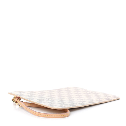 Louis Vuitton Damier Azur Neverfull MM GM Pochette Rose Ballerine 3 of 6