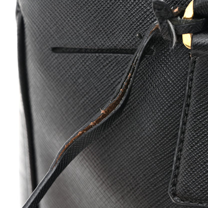Prada Saffiano Lux Small Galleria Double Zip Tote Black 10 of 10