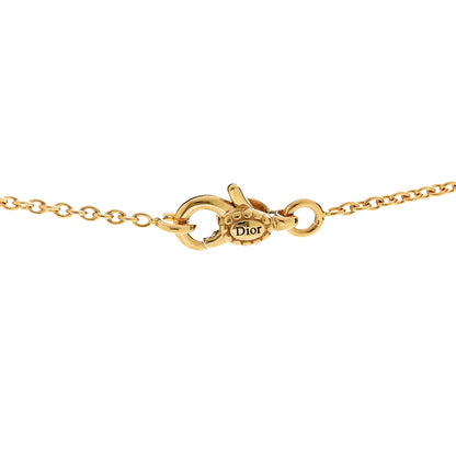 Christian Dior 18K Yellow Gold Diamond Malachite Rose Des Vents Necklace 5 of 6