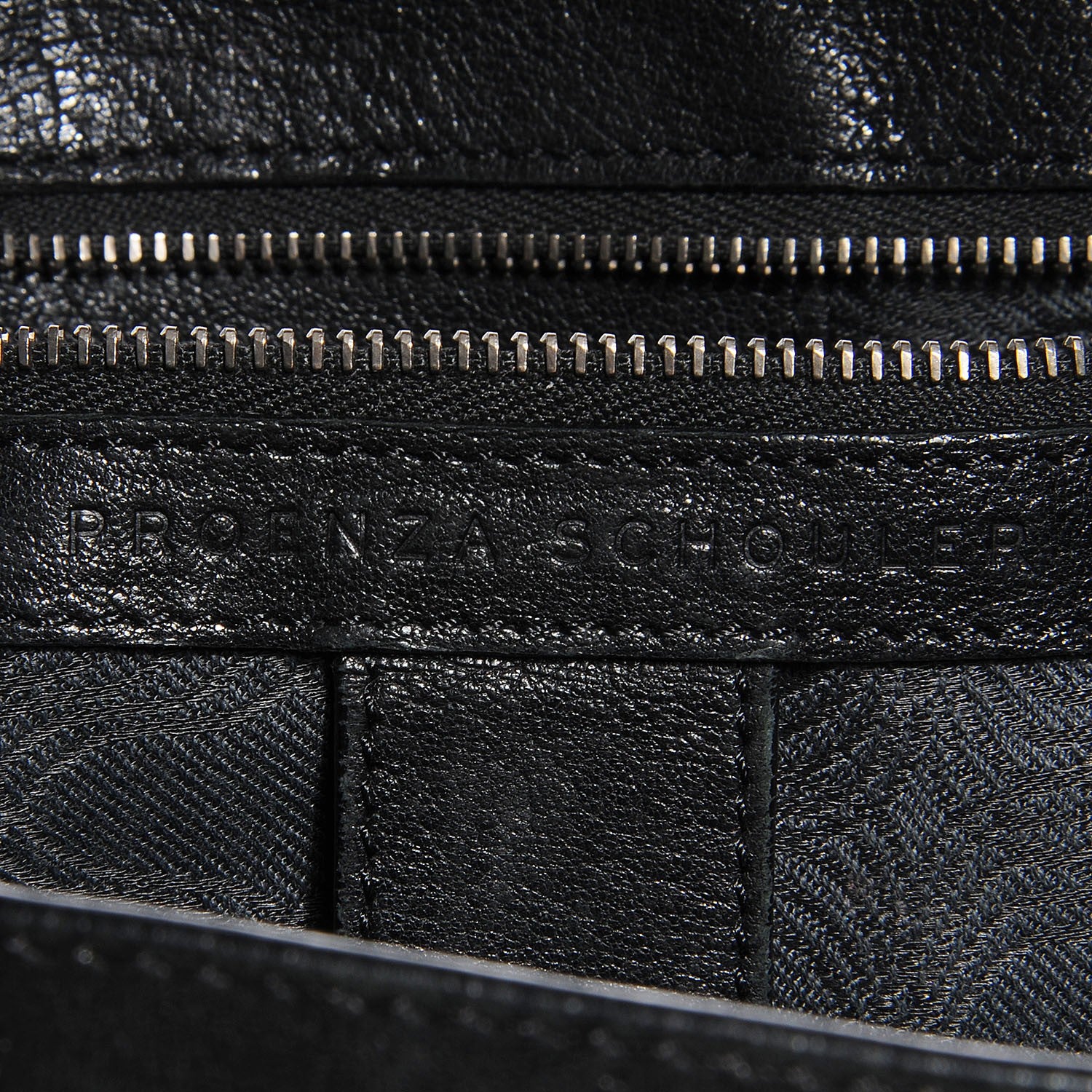 Proenza Schouler Lambskin Medium PS1 Satchel Black 12 of 14