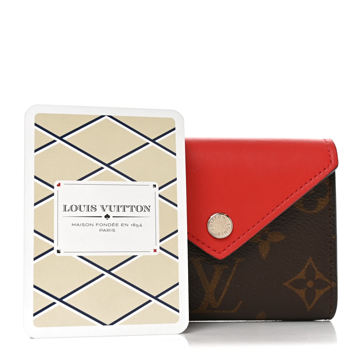 Louis Vuitton Monogram Arsene Playing Cards Pouch Red 6 of 6