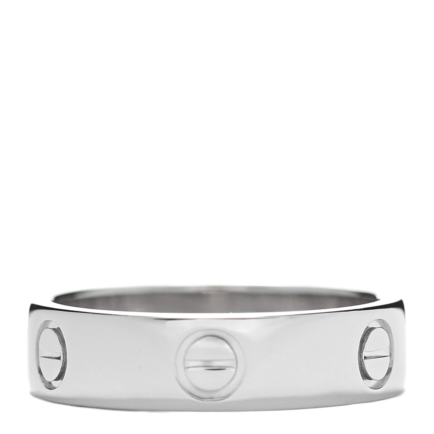 Platinum 5.5mm LOVE Ring 58 8.5