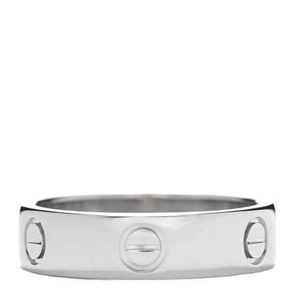 Cartier Platinum 5.5mm LOVE Ring 58 8.5 1 of 5