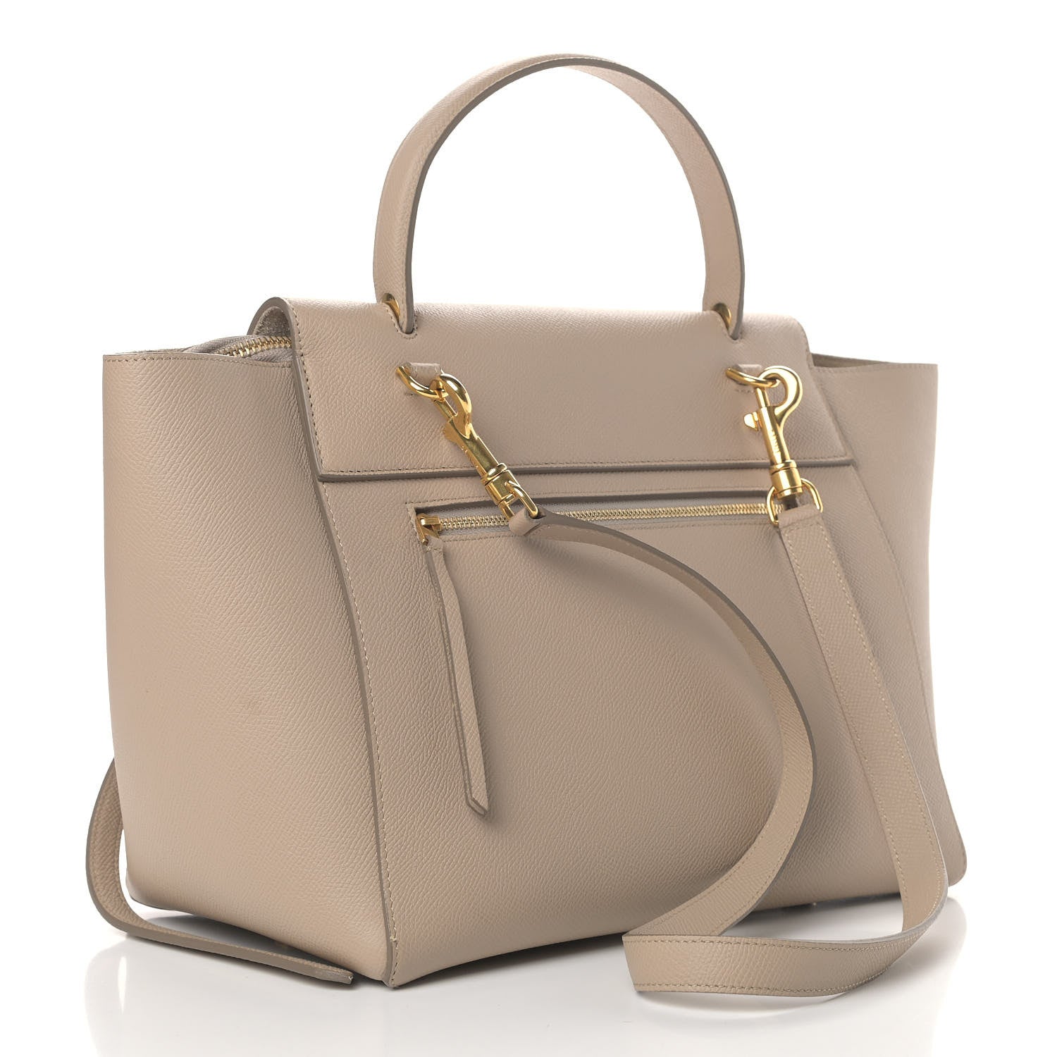 Celine Grained Calfskin Mini Belt Bag Light Taupe 2 of 6