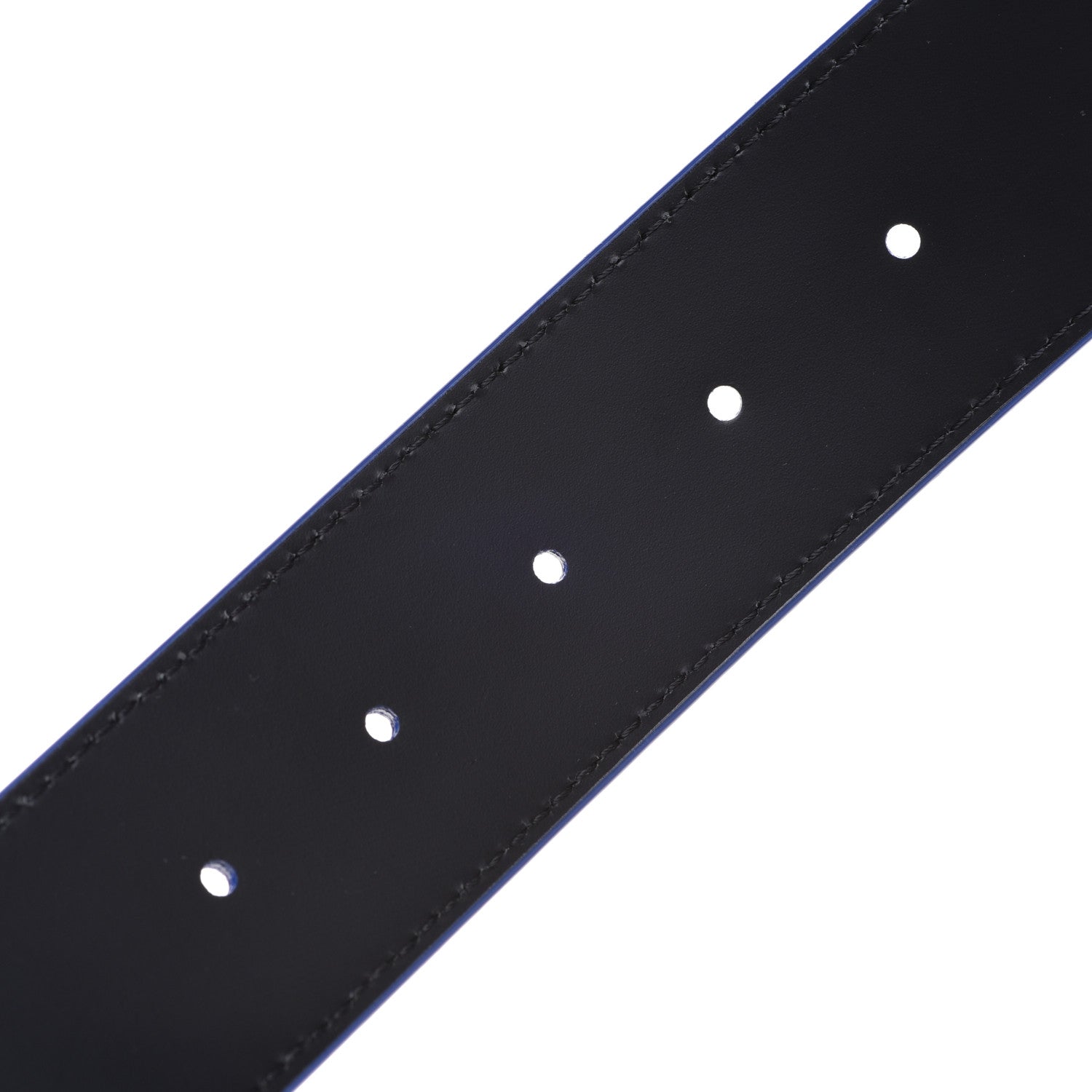 Louis Vuitton Taurillon Illusion 40mm LV Initiales Reversible Belt 95 38 Bleu Vert 5 of 8