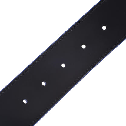 Louis Vuitton Taurillon Illusion 40mm LV Initiales Reversible Belt 95 38 Bleu Vert 5 of 8