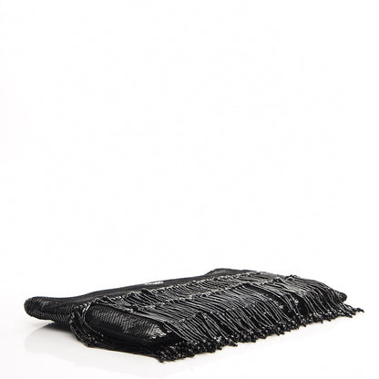 Prada Sequin Beaded Flat Clutch Black 5 of 7