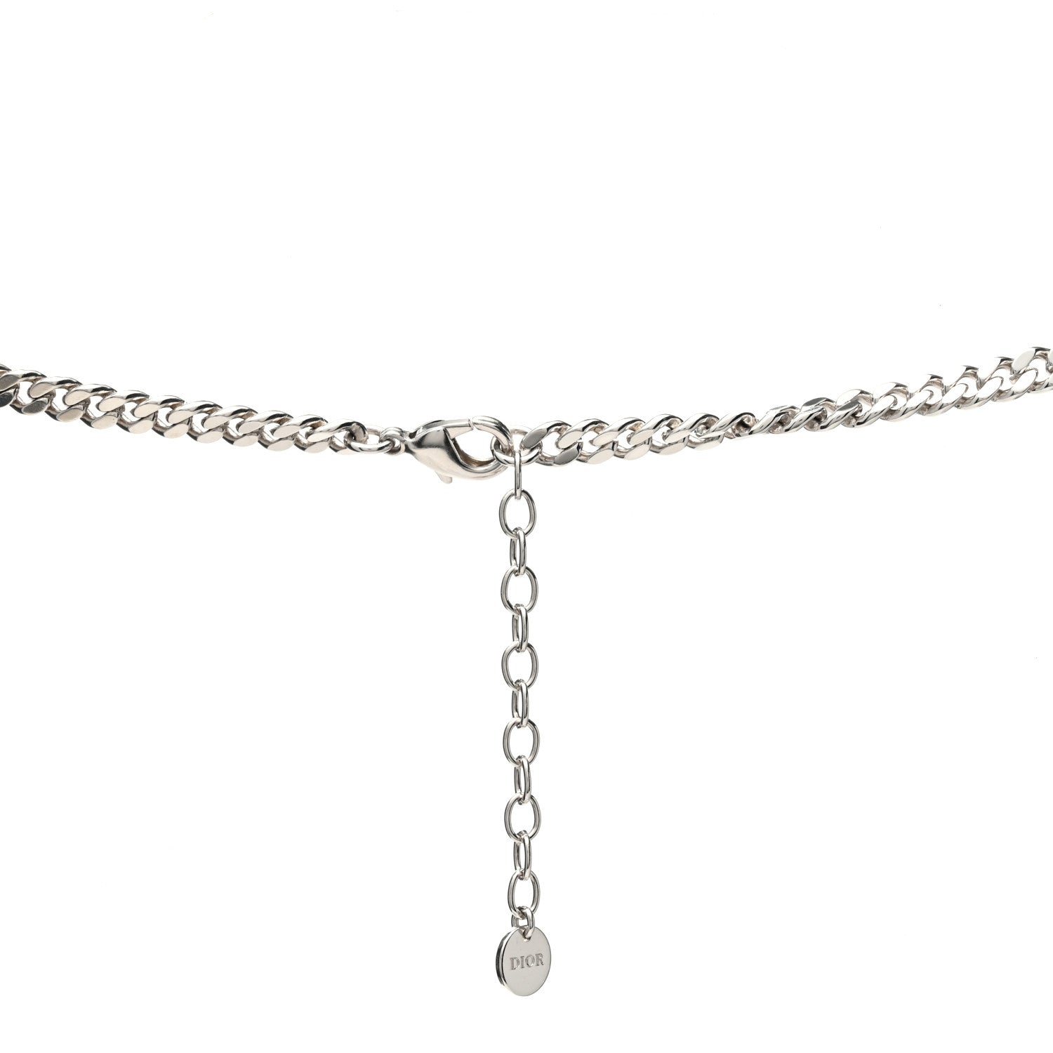 Christian Dior Pearl Crystal 30 Montaigne Long Necklace Silver 4 of 6