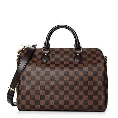 Louis Vuitton Damier Ebene Speedy Bandouliere 30 1 of 10