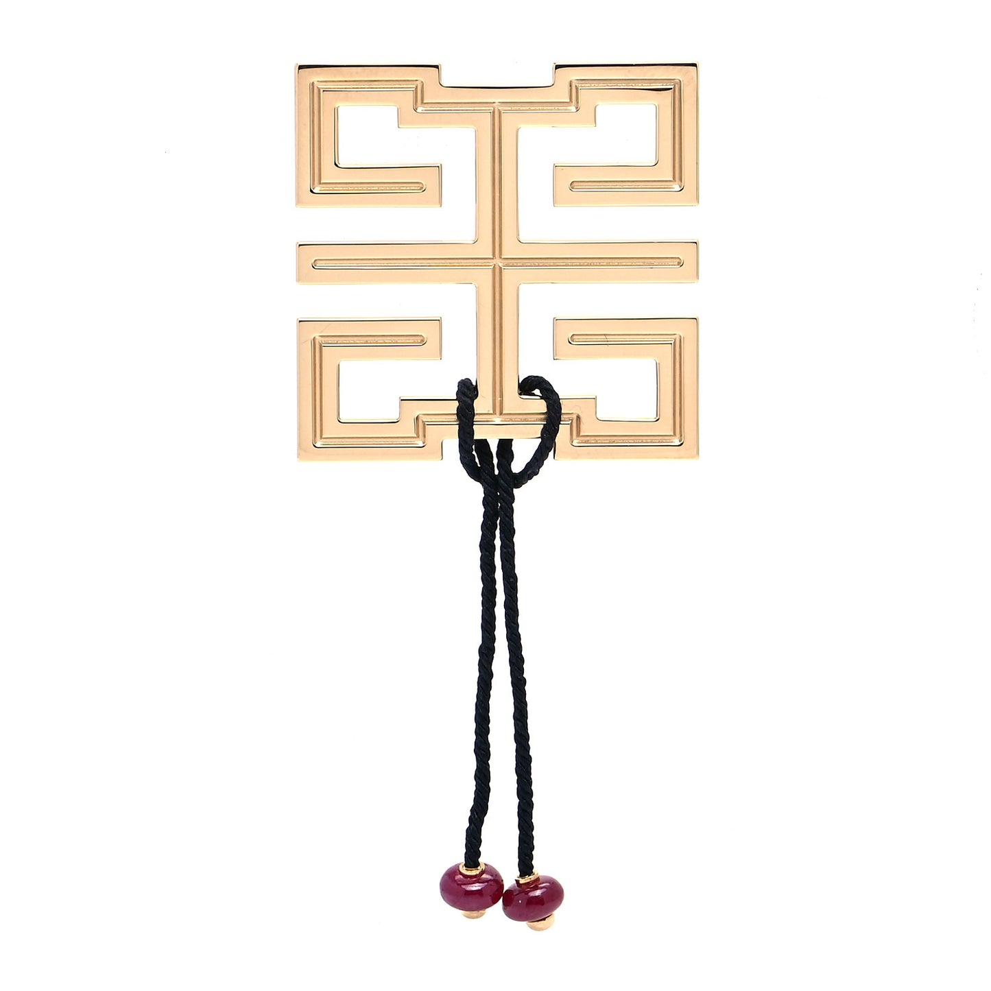 18K Yellow Gold Ruby Le Braiser du Dragon Pendant