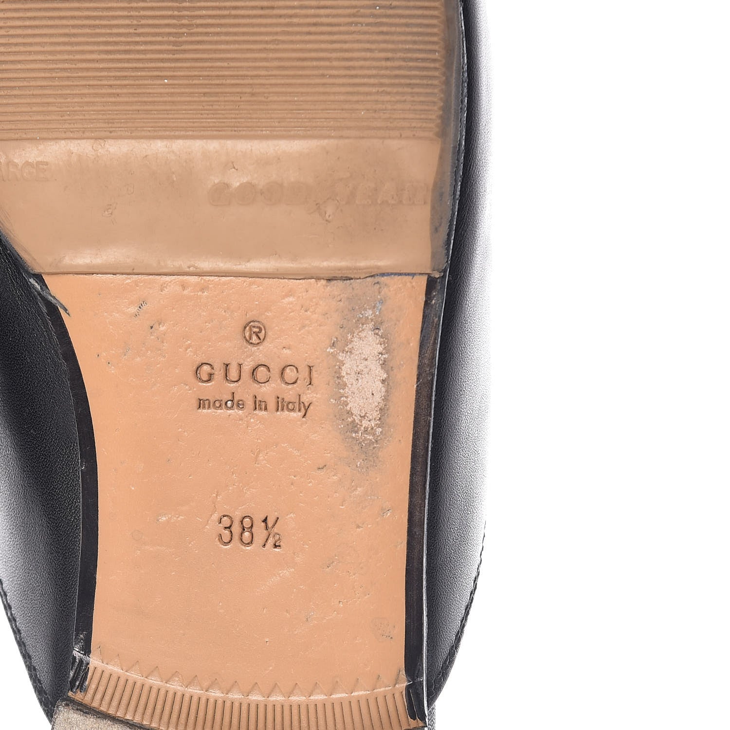 Gucci Calfskin Womens Princetown Slippers 38.5 Black 10 of 12