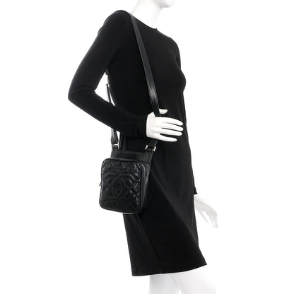 Chanel Caviar Quilted Camera Shoulder Bag Black 2 of 12