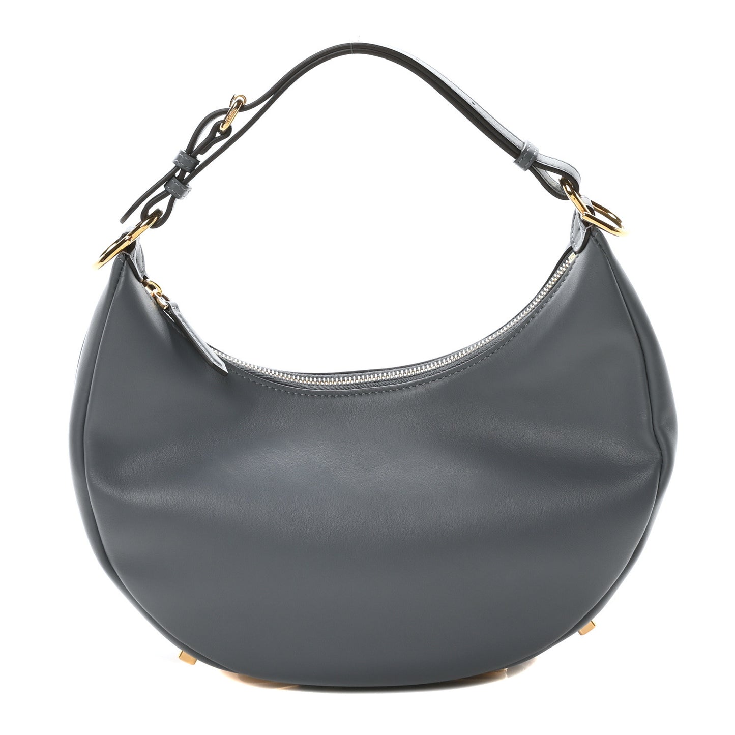 Vitello Grace Matte Small Fendigraphy Hobo Bag Tempesta