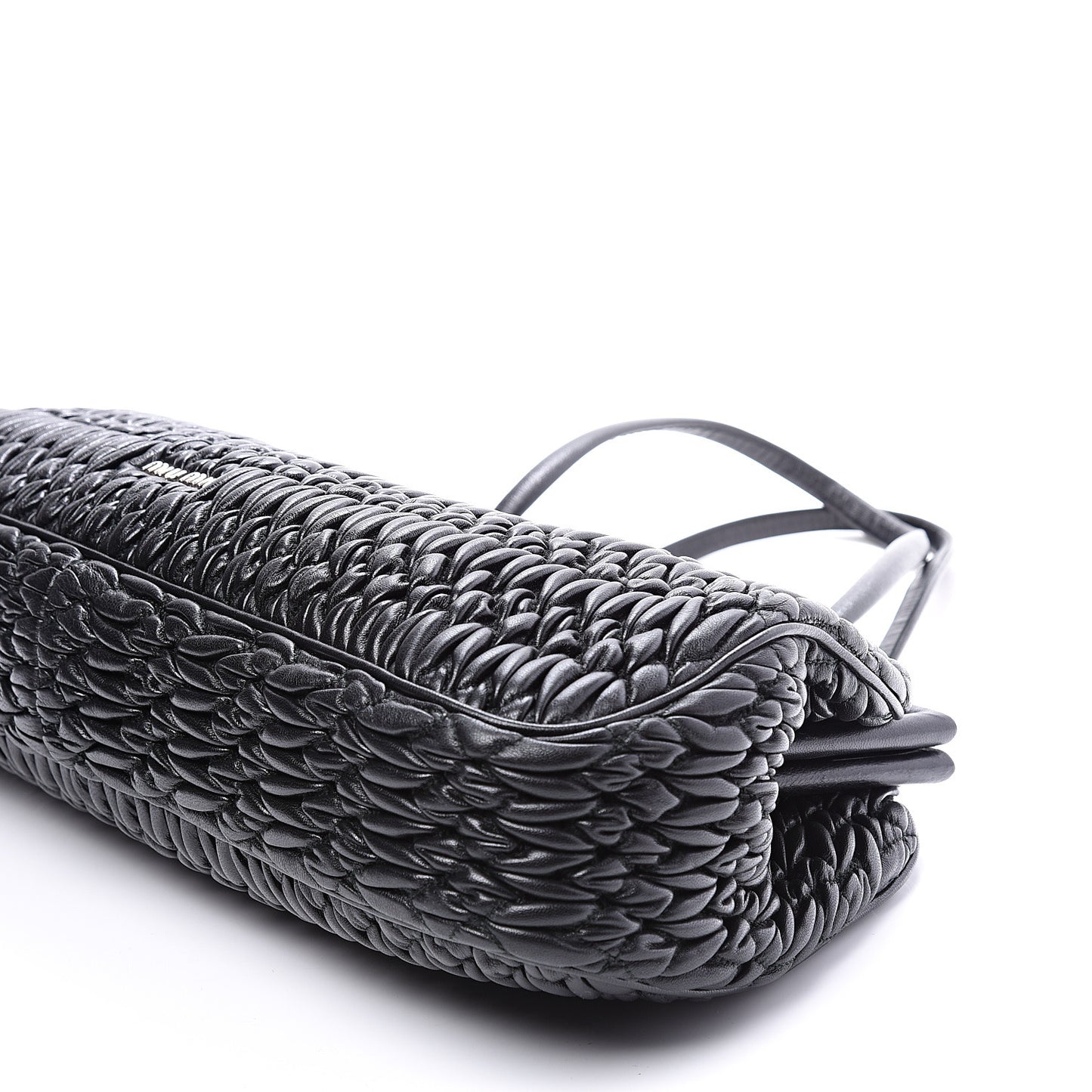 Nappa Matelasse Shoulder Bag Black