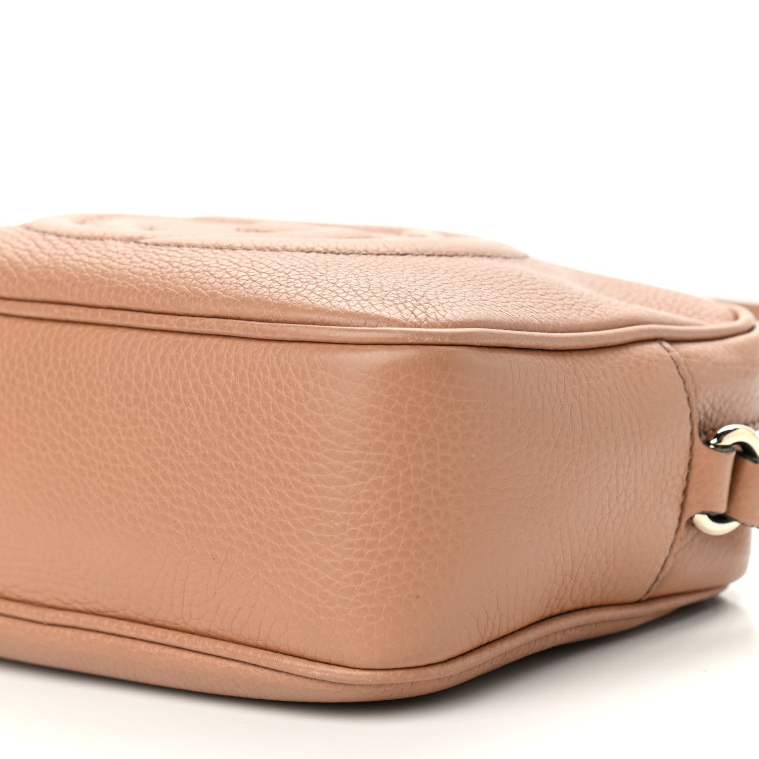 Gucci Pebbled Calfskin Small Soho Disco Bag Camelia 7 of 9