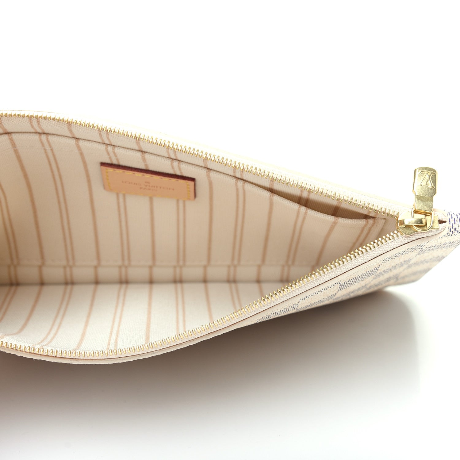 Louis Vuitton Damier Azur Neverfull MM GM Pochette 5 of 7