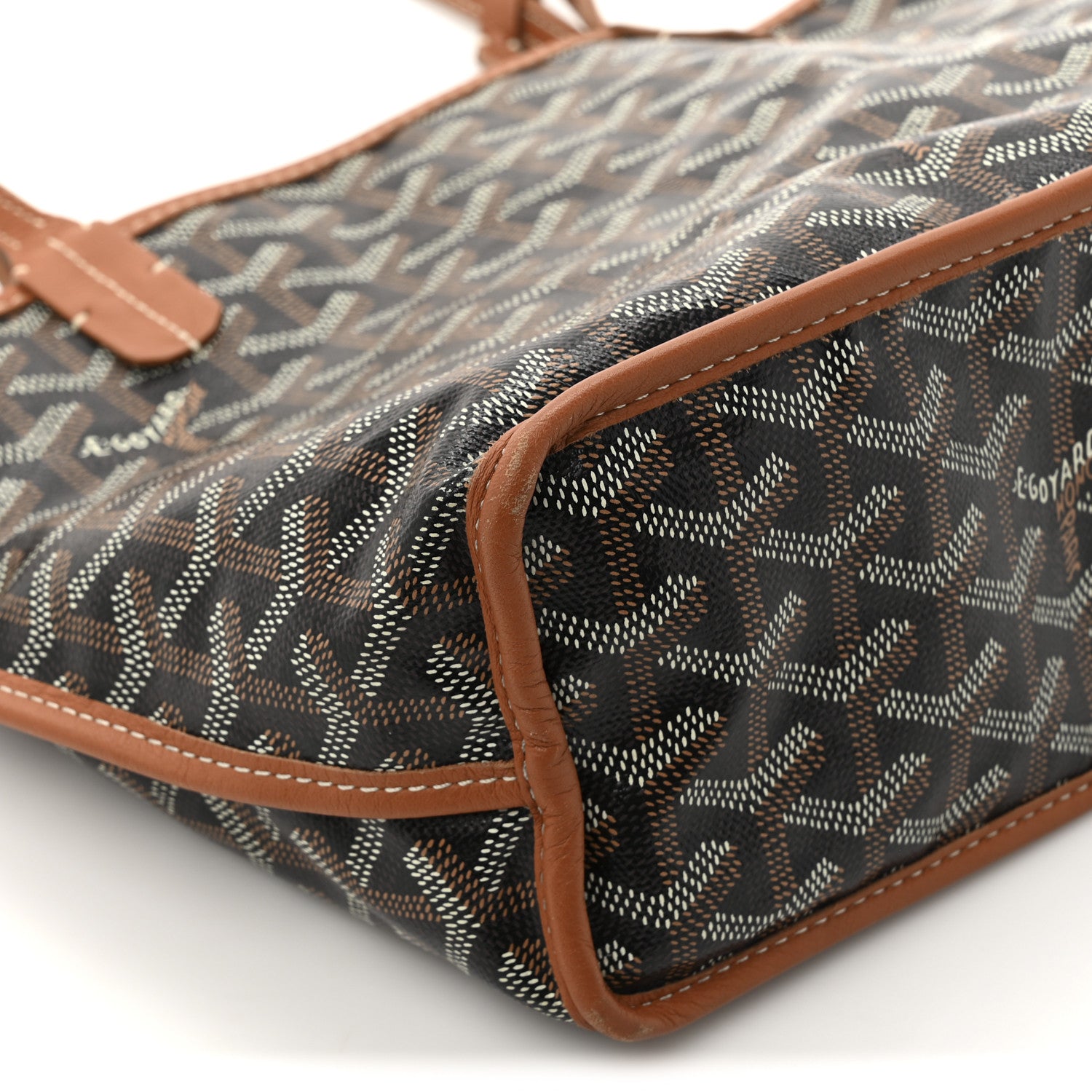 Goyard Goyardine Reversible Mini Anjou Black Gold 14 of 20