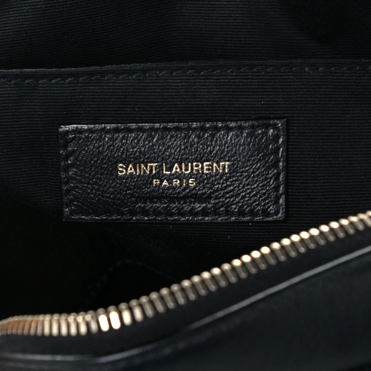 Saint Laurent Calfskin Matelasse Monogram Lou Camera Bag Black 8 of 10