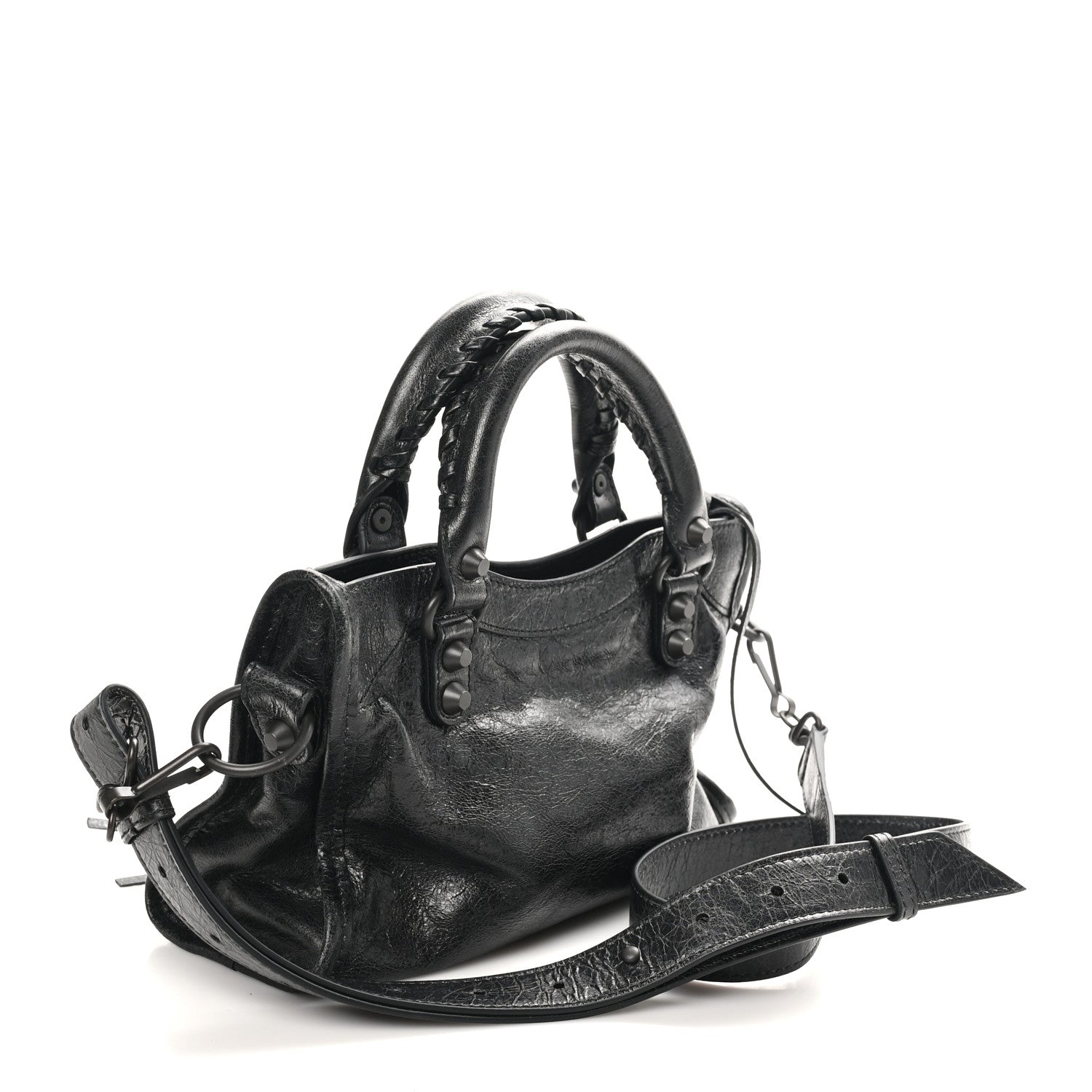 Balenciaga Agneau Arena Classic Hardware Le City Mini  Black 3 of 10