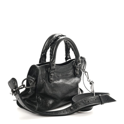 Balenciaga Agneau Arena Classic Hardware Le City Mini  Black 3 of 10