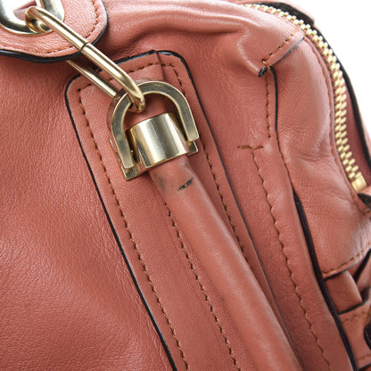 Chloe Calfskin Medium Military Paraty Peach Pink 16 of 17