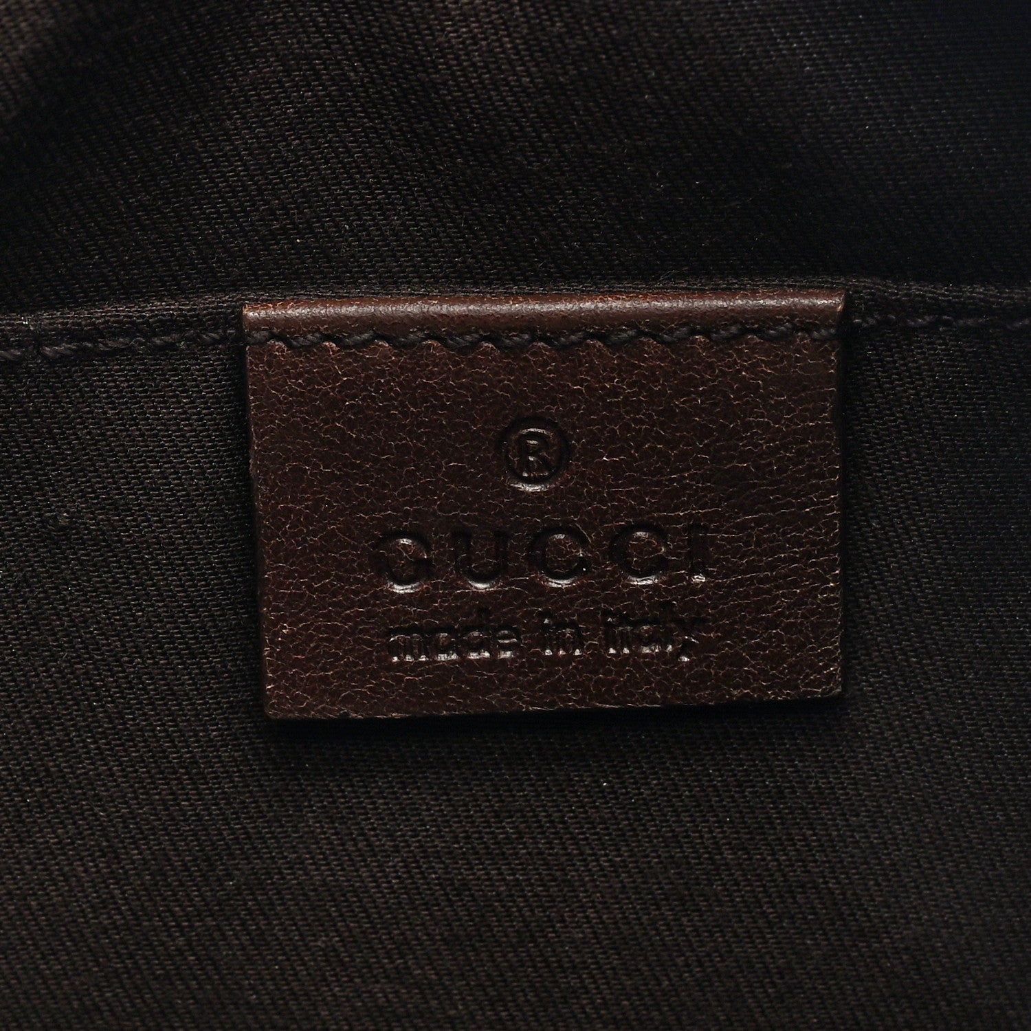 Gucci Canvas Horsebit Print Medium Pop Hobo Dark Brown 6 of 9