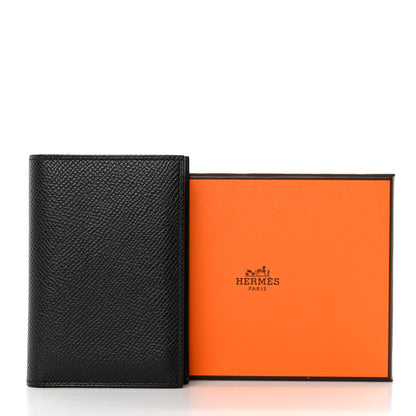 Hermes Epsom MC2 Euclide Card Holder Case Black 8 of 8