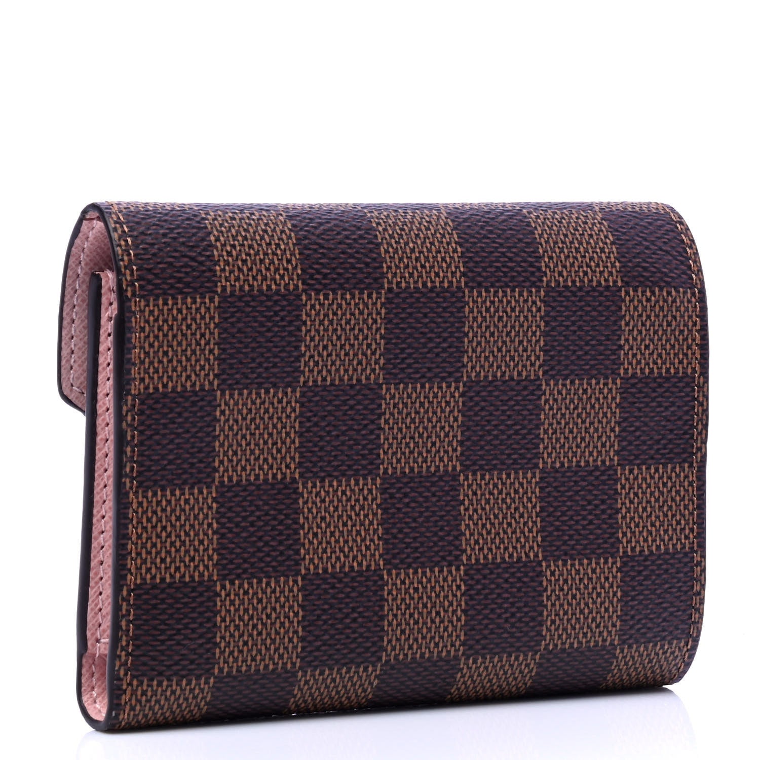 Louis Vuitton Damier Ebene Victorine Wallet Rose Ballerine 2 of 5
