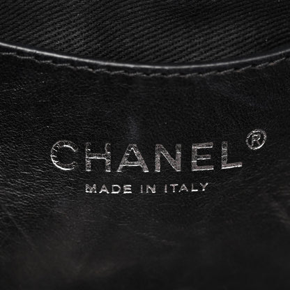 Chanel Patent Quilted Maxi Just Mademoiselle Bowling Bag Black 7 of 16