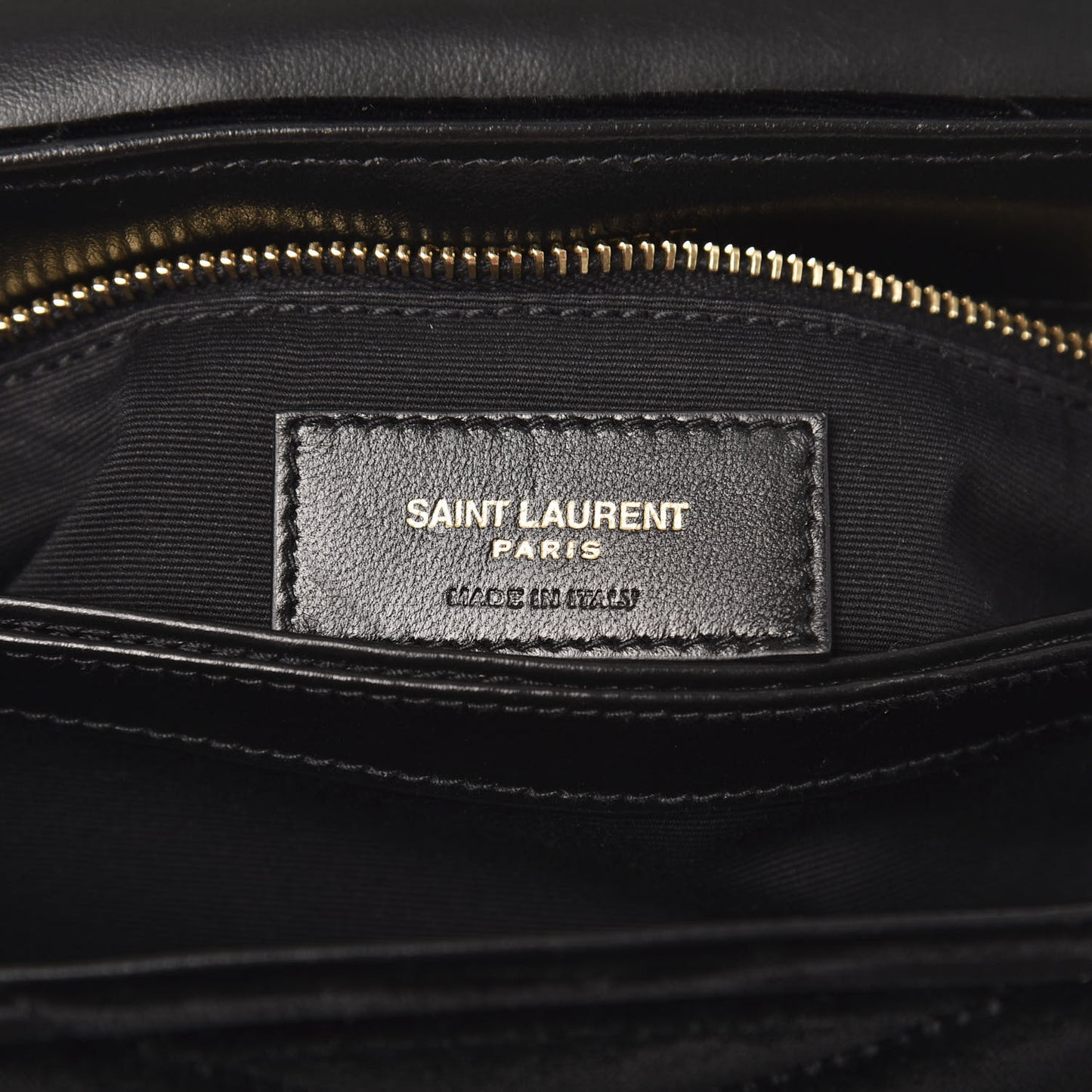 Velvet Y Quilted Monogram Toy Loulou Chain Satchel French Black