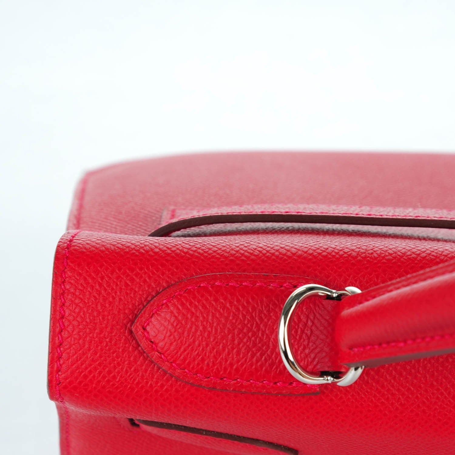 Hermes Epsom Kelly Sellier 32 Rouge Casaque 25 of 26