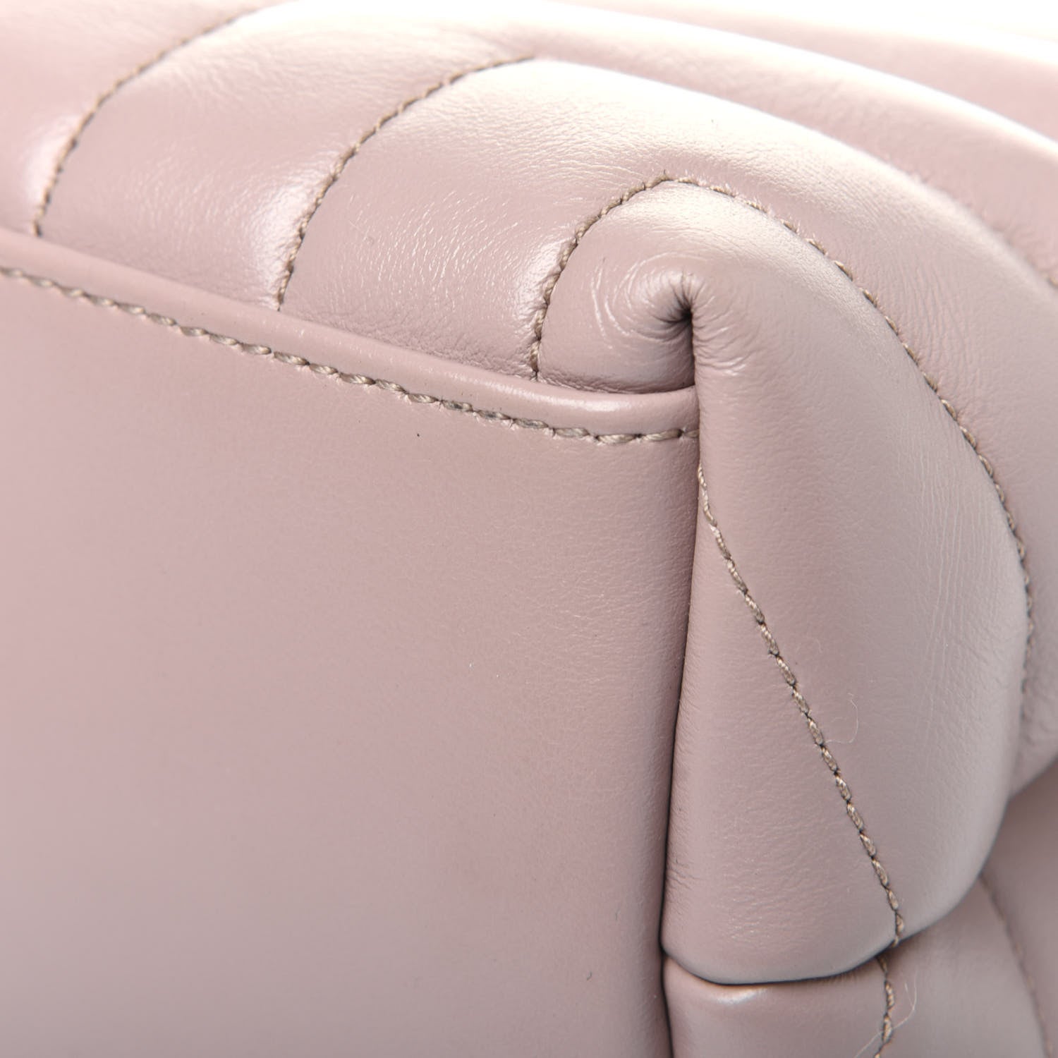 Saint Laurent Calfskin Y Quilted Monogram Medium Loulou Chain Satchel Light Natural 16 of 18