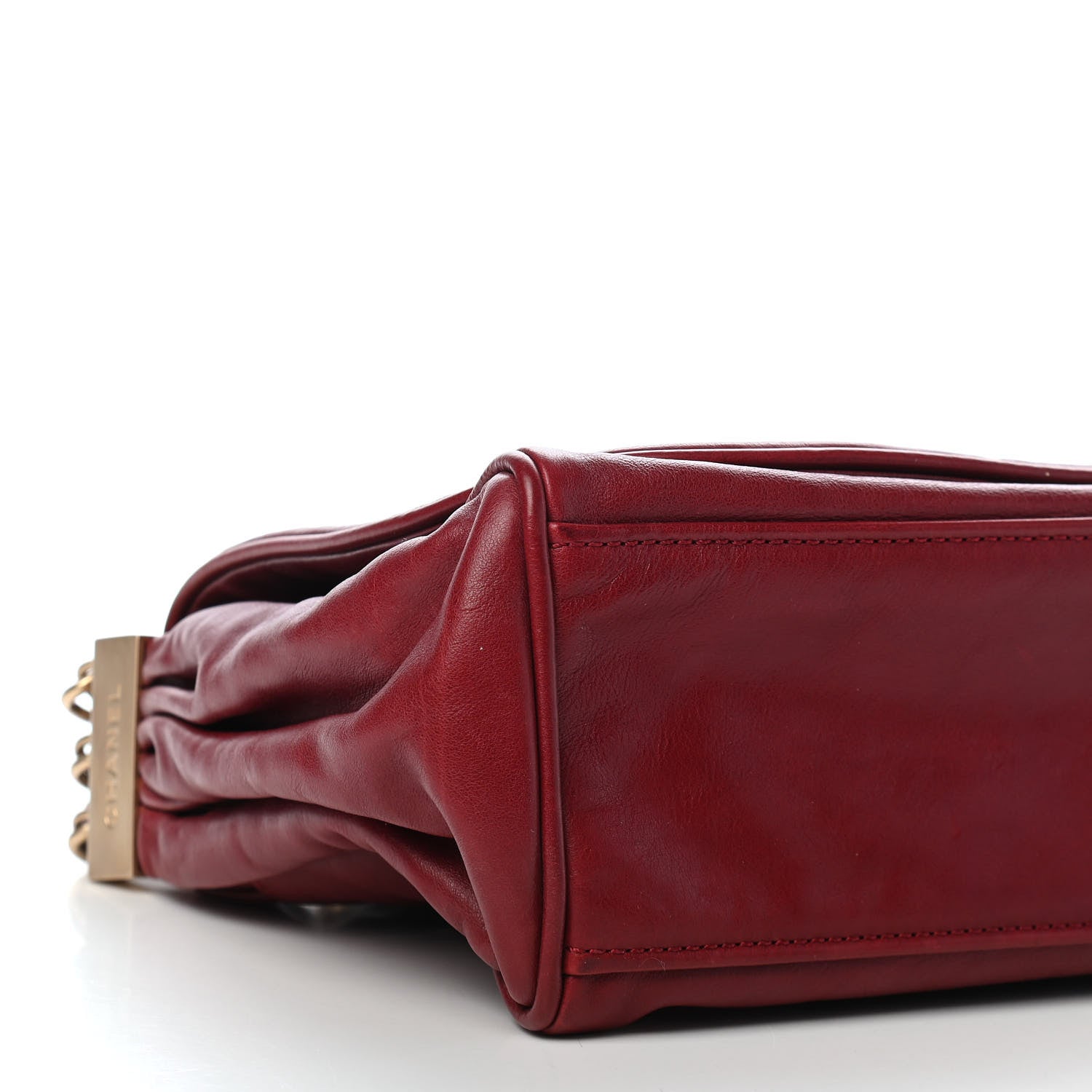 Chanel Calfskin Small Rock and Chain Flap Dark Red 8 of 9