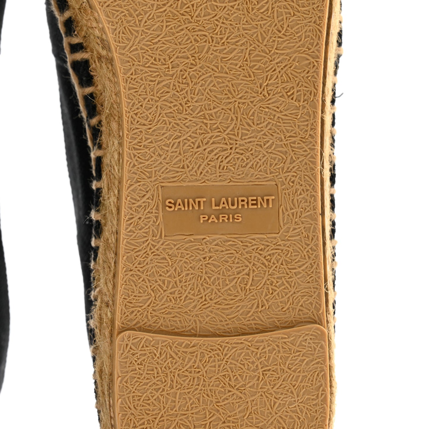 Canvas Nappa Elba Light Logo Embroidered Espadrilles 37 Black