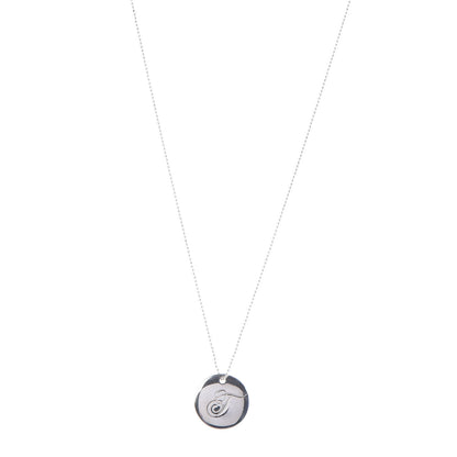 Tiffany Sterling Silver Notes Alphabet T Charm Necklace 1 of 7