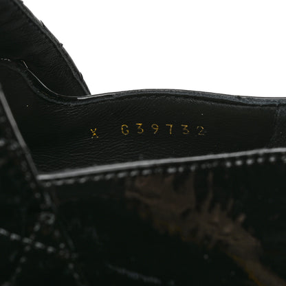Chanel Patent Goatskin Cap Toe Mary Janes 38.5 Black 6 of 11