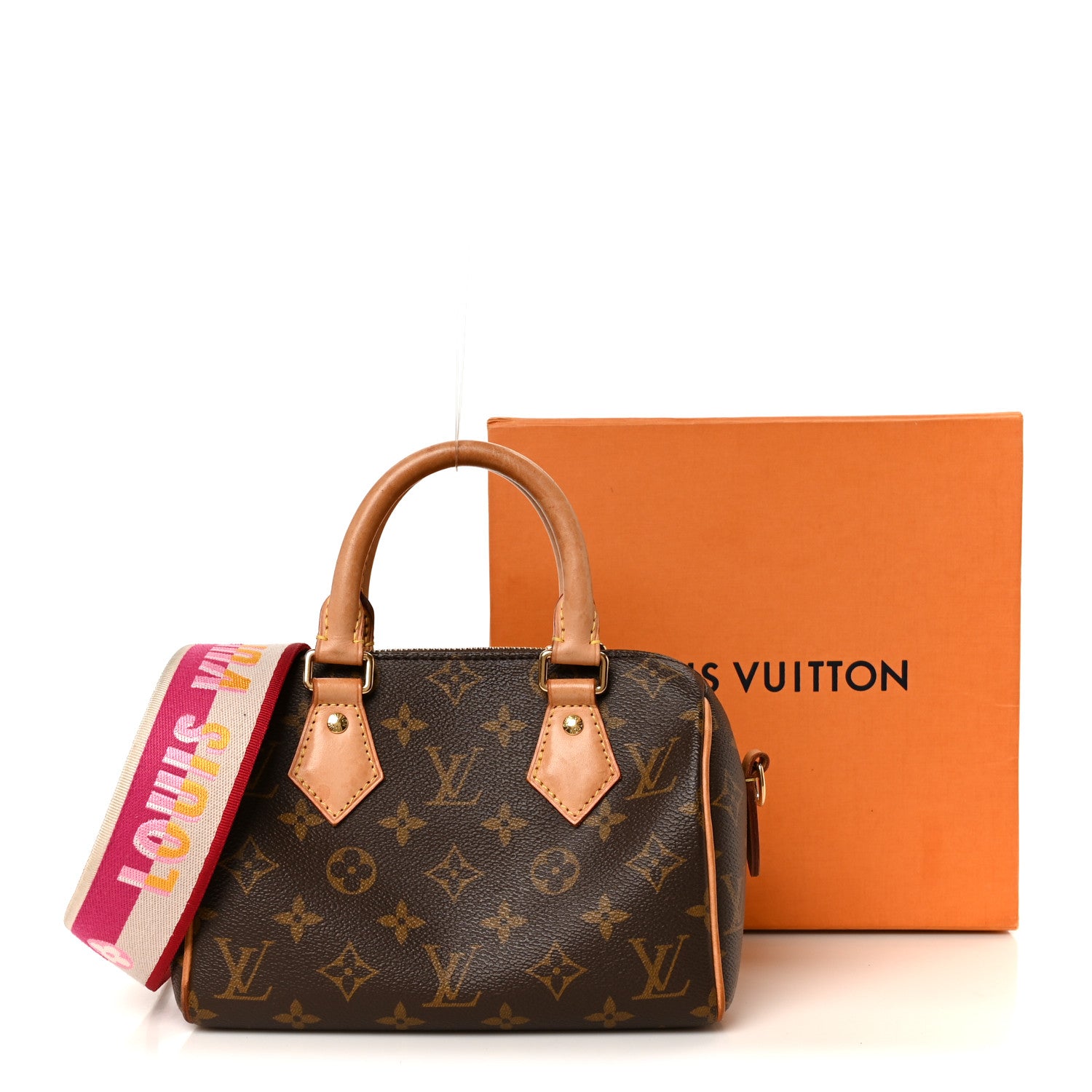 Louis Vuitton Monogram Speedy Bandouliere 20 Fuchsia 10 of 10