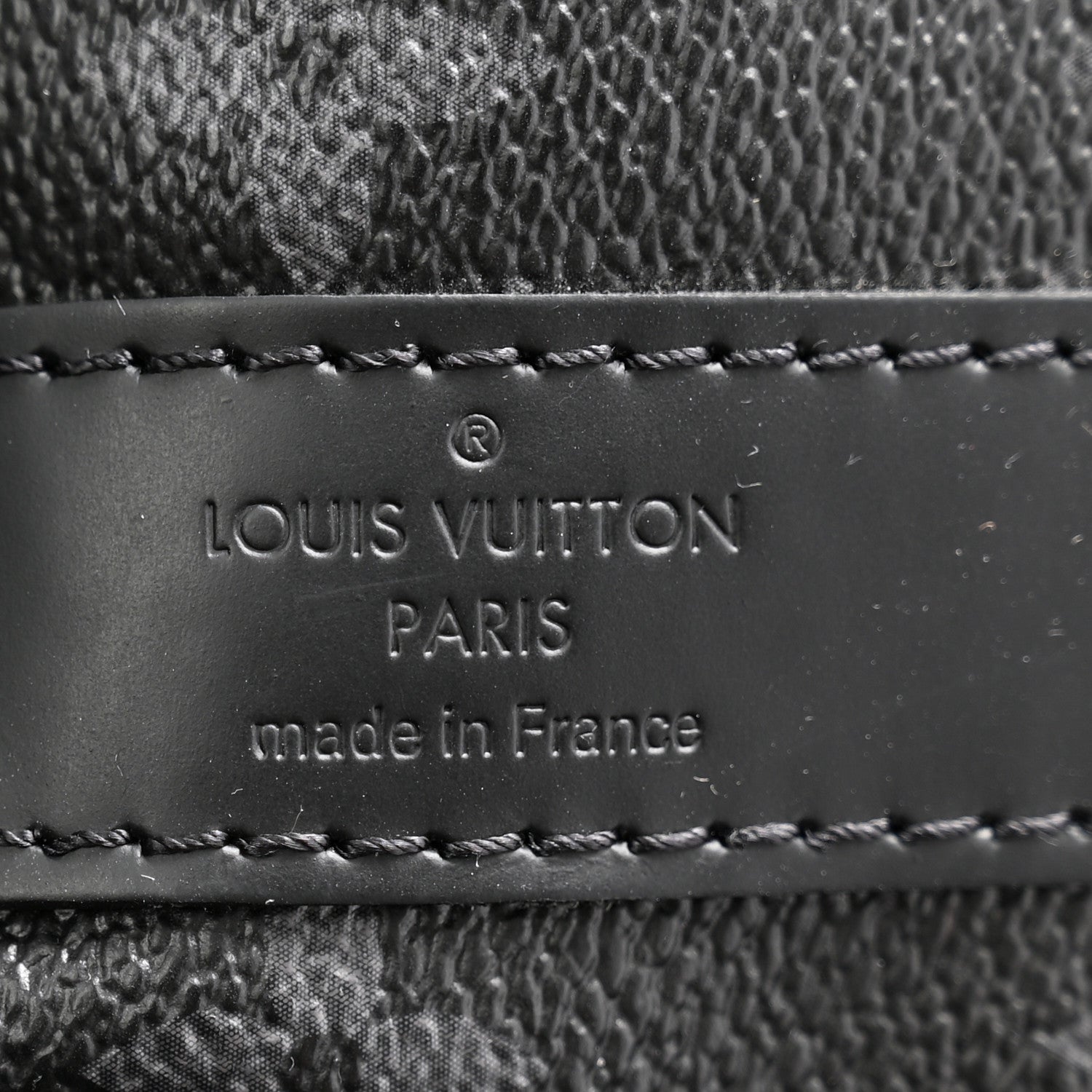 Louis Vuitton X FUJIWARA Monogram Eclipse Flash Fragment Keepall Bandouliere 55 7 of 12