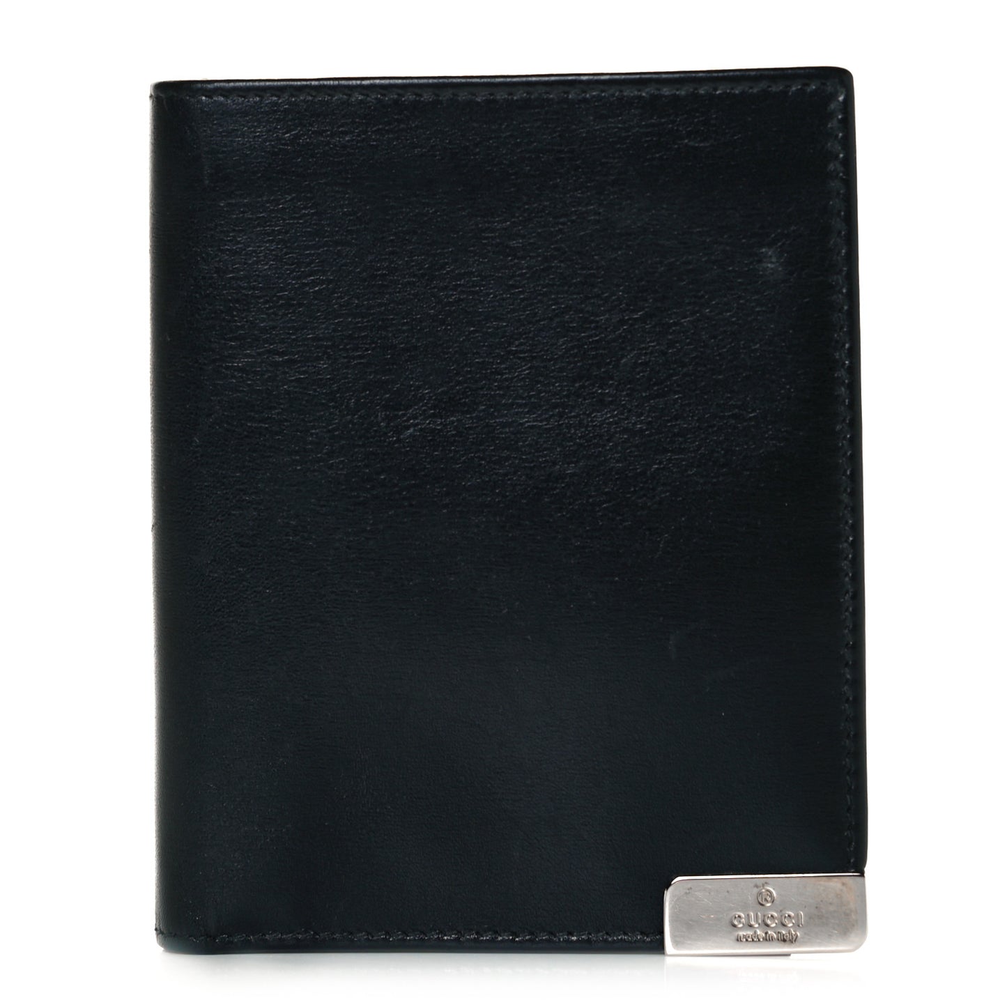 Calfskin Bi-Fold Wallet Black