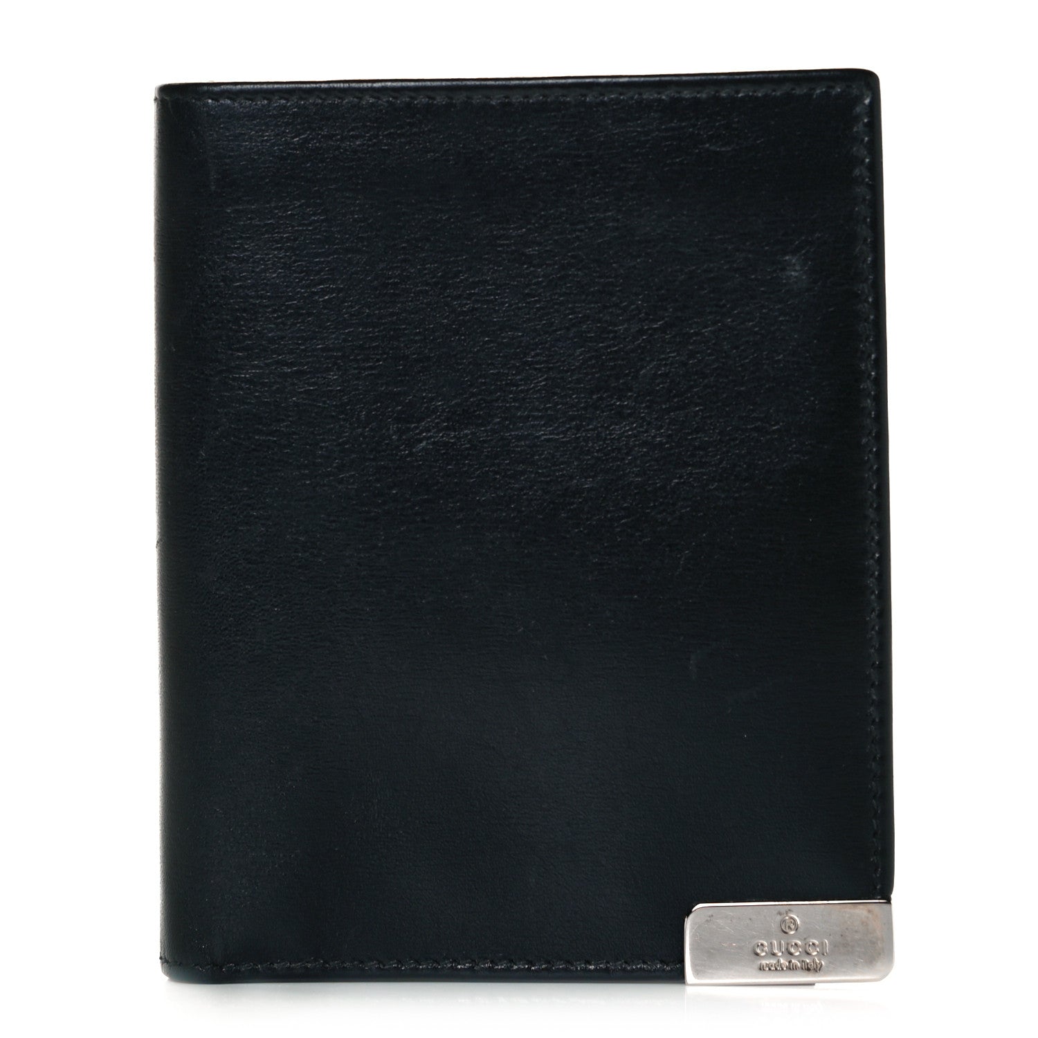Gucci Calfskin Bi-Fold Wallet Black 1 of 9
