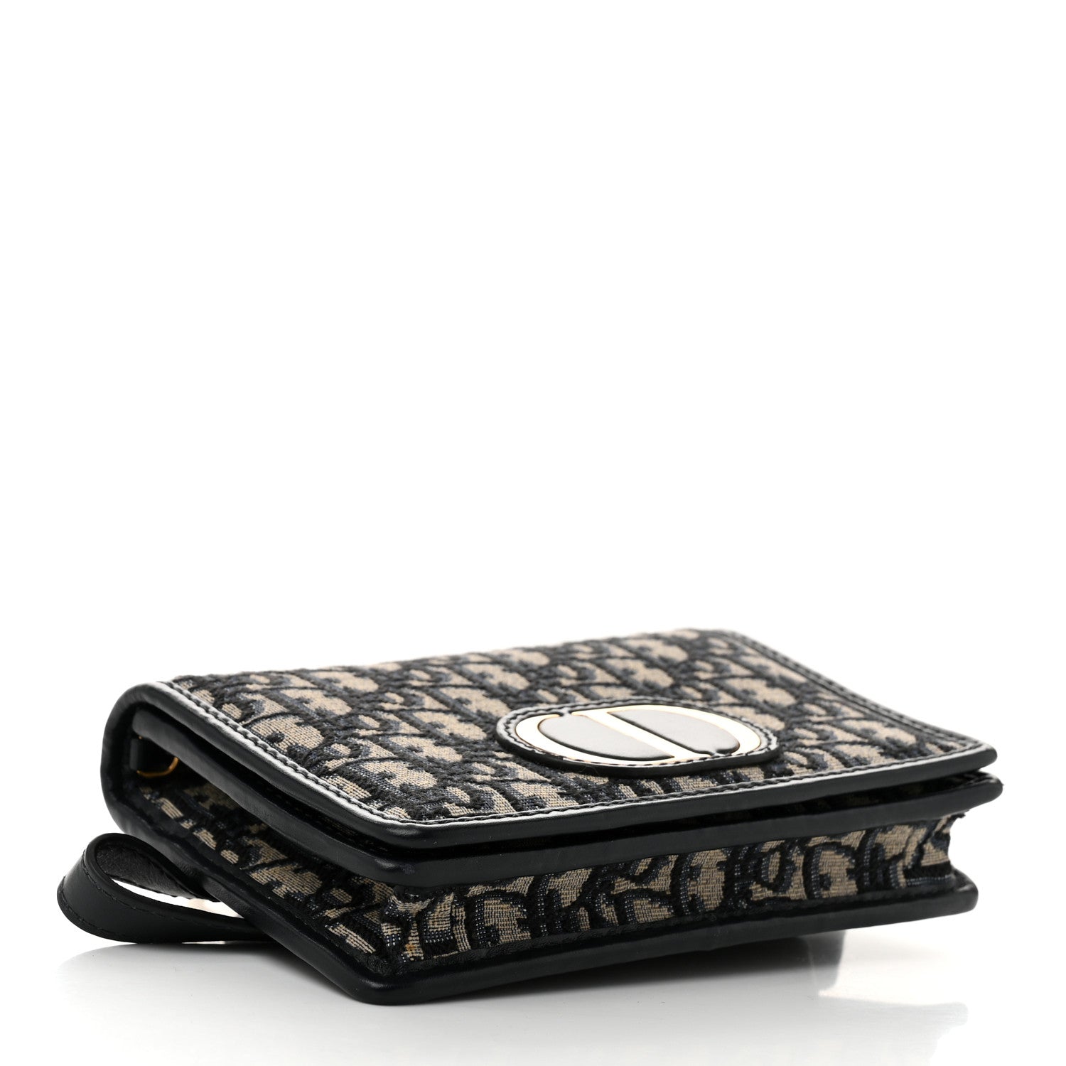 Christian Dior Oblique 30 Montaigne 2-In-1 Pouch Blue 4 of 10