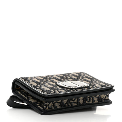 Christian Dior Oblique 30 Montaigne 2-In-1 Pouch Blue 4 of 10