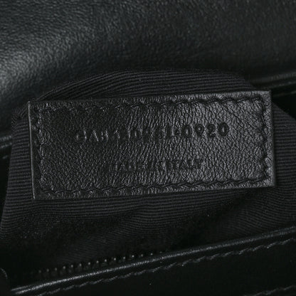 Saint Laurent Calfskin Y Quilted Monogram Toy Loulou Crossbody Bag Black 8 of 10