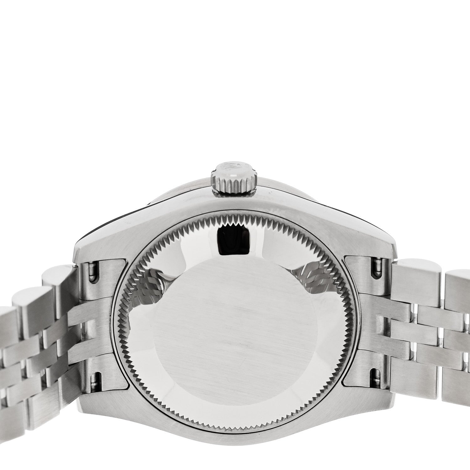 Rolex Stainless Steel 18K White Gold Diamond Mother of Pearl 31mm Oyster Perpetual Datejust Watch 178384 4 of 5